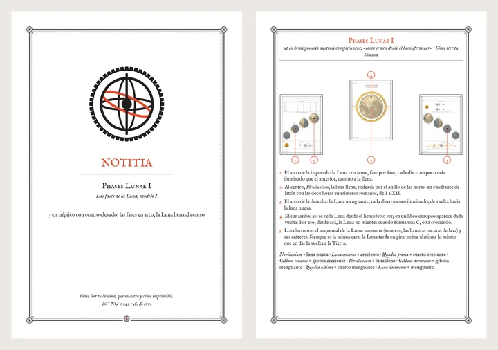 La Notitia, la tarjeta que explica cómo leer la lámina